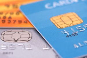 Chipped Credit Card