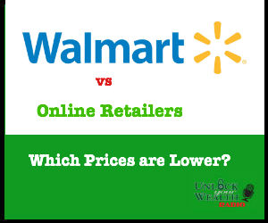 Which Prices are Lower: Wal-Mart or Online Rivals?