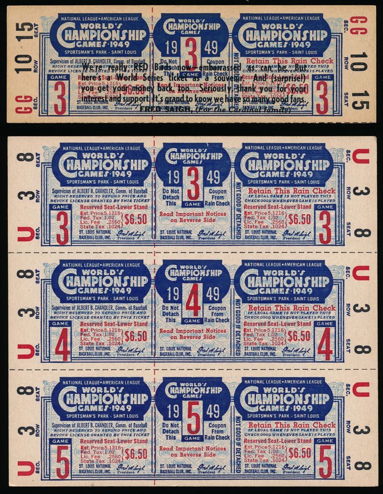 Avoid World Series Ticket Scam